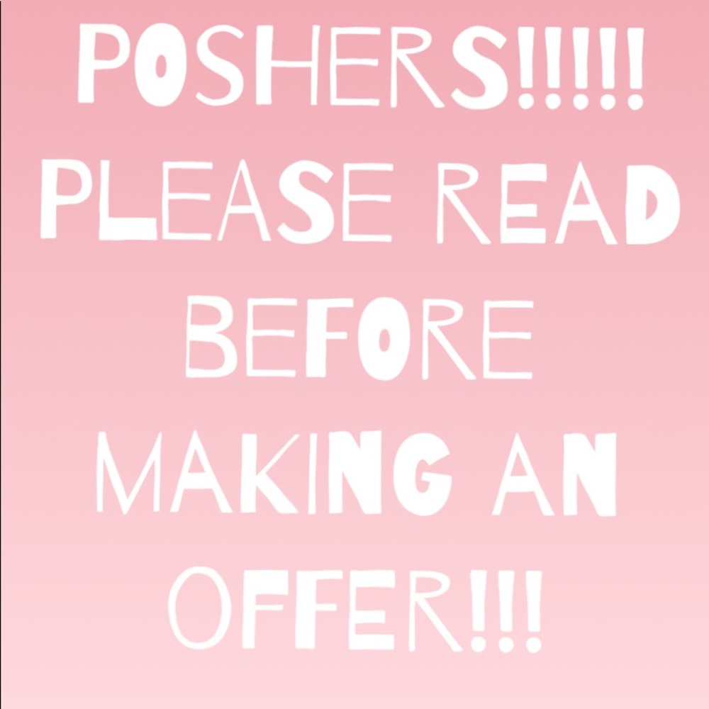 Hey poshers!! Please read!